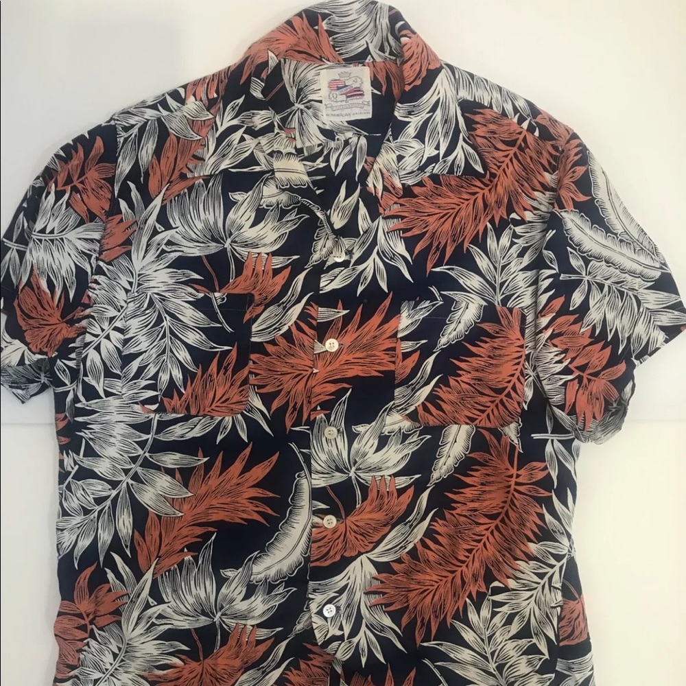 Duke Kahanamoku 1950s Vintage Aloha Hawaiian Shirt